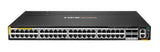 HPE Aruba Networking CX 6300M 48p SR10 1G/2.5G/5G/10G PTP/AVB Class8 PoE and 4p 100G MACsec Switch