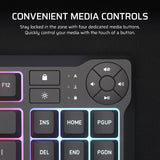 Corsair K55 CORE TKL RGB keyboard Gaming USB QWERTY UK English Black