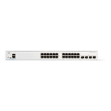 Cisco Catalyst 1300-24T-4G Managed Switch, 24 Port GE, 4x1GE SFP, Limited Lifetime Protection (C1300-24T-4G)