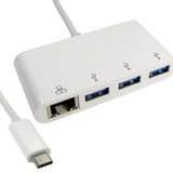 Cables Direct USB3C-ETHGHUBA laptop dock/port replicator USB 3.2 Gen 1 (3.1 Gen 1) Type-C White