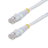 StarTech.com Cat5e Patch Cable with Molded RJ45 Connectors - 3 ft. - White