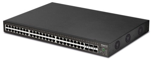 DrayTek VigorSwitch P2542x Managed L2+ Gigabit Ethernet (10/100/1000) Power over Ethernet (PoE) 1U Black