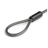 StarTech.com Universal Laptop Cable Lock Expansion Loop - 6” (15cm) Anti Theft 4-Digit Combination K-Slot Lock - Computer Security Cable to Create Twin/Multi-Head Lock for Multiple Devices