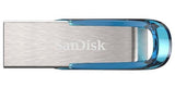 SanDisk Ultra Flair USB flash drive 64 GB USB Type-A 3.2 Gen 1 (3.1 Gen 1) Blue, Silver