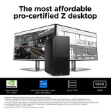HP Z1 G9 Tower Intel® Core™ i9 i9-14900 32 GB DDR5-SDRAM 1 TB SSD NVIDIA GeForce RTX 4060 Windows 11 Pro Workstation AI Workstation Black