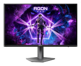 AOC AGON PRO AG276QKD2 computer monitor 67.3 cm (26.5") 2560 x 1440 pixels Quad HD QD-OLED Black, Grey