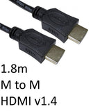 Cables Direct 77HDMI-018 HDMI cable 1.8 m HDMI Type A (Standard) Black