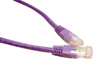 Cables Direct ERT-601.5V networking cable Violet 1.5 m Cat6 U/UTP (UTP)  - Computer Cables - Cables Direct