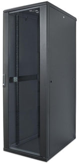 Intellinet 19" Network Cabinet - Free Standing, 32U, 600x600mm (width x depth), Black, Flatpack, Max 1500kg, Multi-Point Door Lock, One Lock Per Side Panel, Usable Depth 123 to 373mm, IP20 rated, Rack, Steel