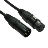 Cables Direct 2M 3PIN XLR M-F CAB BLK B/Q84 audio cable XLR (3-pin) Black