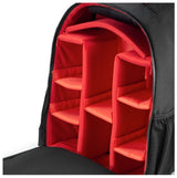 Hama Ohio Backpack Black, Red