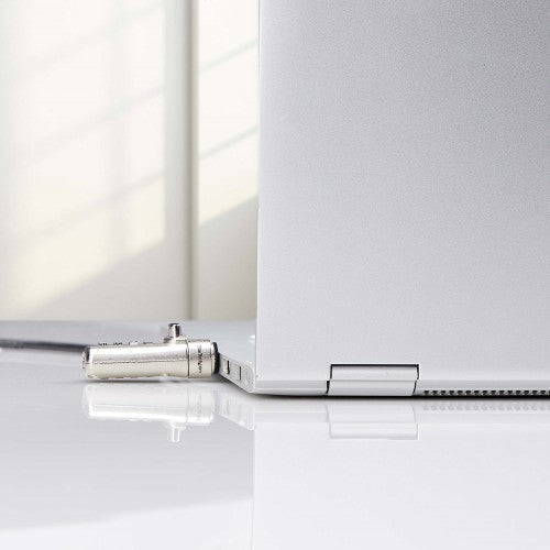 StarTech.com Slim Lock Noble Wedge® Slot Compatible, 5ft (1.5m) Locking Cable, Desk Anti-Theft Security For Laptop/Notebook, Cut-Resistant Steel Cable, Combo Lock
