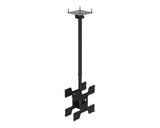 Ergonomic Solutions SpacePole Digital Signage Back to back, telescopic ceiling mount for screens up to 75" (VESA 200 to VESA 400)