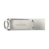 SanDisk Ultra Dual Drive Luxe USB flash drive 1 TB USB Type-A / USB Type-C 3.2 Gen 1 (3.1 Gen 1) Stainless steel
