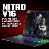 Acer Nitro V 16 V16 (ANV16-I31) gaming laptop - Intel Core 7 240H, NVIDIA RTX 5060, 16" 120Hz WUXGA (1920x1200), 16GB DDR5, 512GB SSD