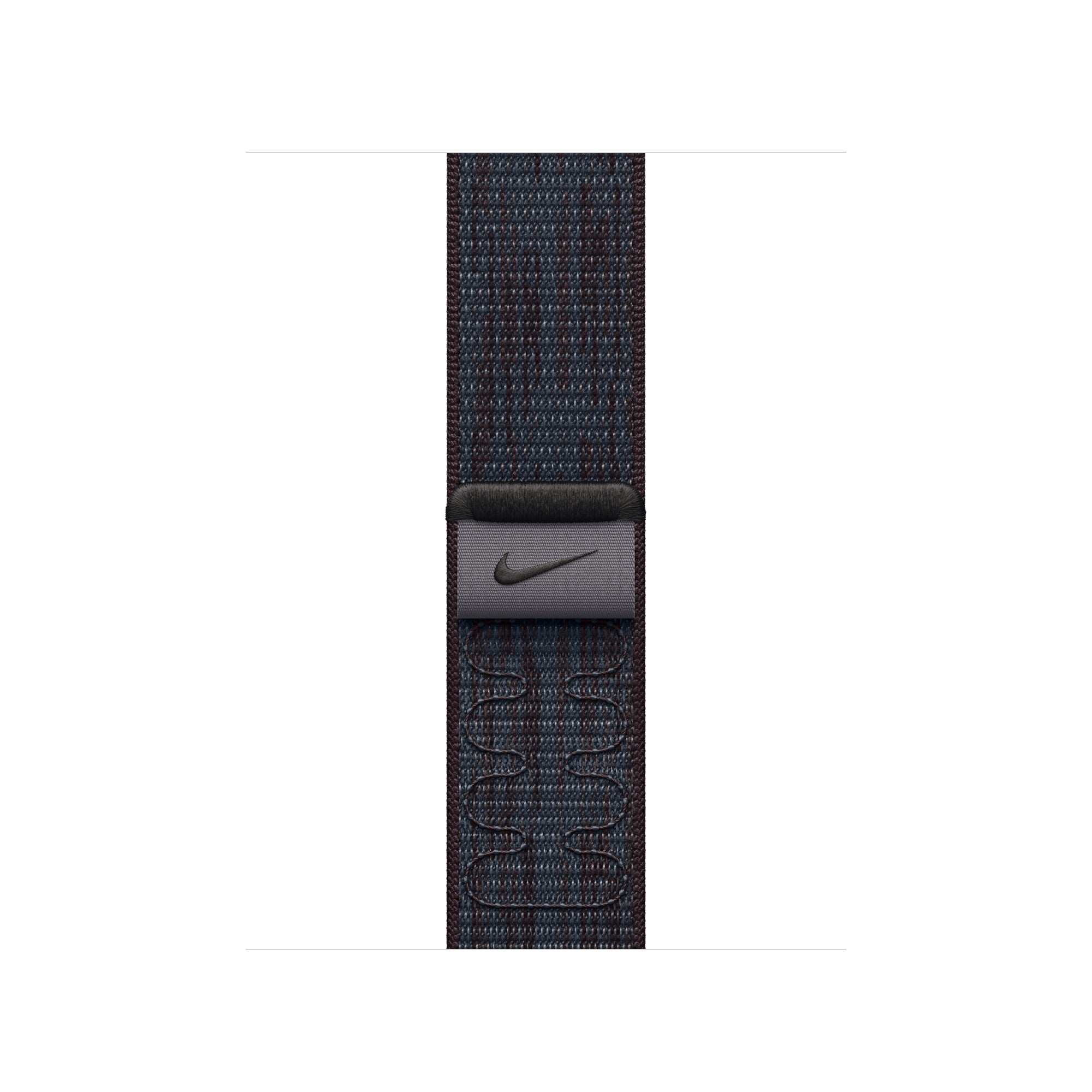 40mm Black/Blue Nike Sport Loop