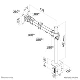Neomounts FPMA-D960 Monitor arm 10-30"