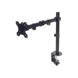 Manhattan Desk Mount for TV & Monitors (Full Motion), For screens 13" to 27", Clamp fitting to desk, VESA compatability: 75x75mm and 100x100mm - check the dimensions of the four mounting holes on back of screen to ensure it fits, Max 8kg, Bracket, Lifetim