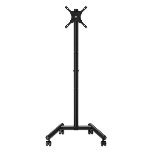 Manhattan Trolley Mount Stand for TV & Monitors, For screens: 13" to 42", VESA compatibility: all between 75X75 to 200x200mm - check the dimensions of the four mounting holes on back of screen to ensure it fits, Max 20kg, Height-adjustable to six levels,