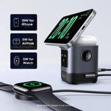 Ugreen 45775 mobile device charger Universal Black, Grey AC Wireless charging Fast charging Indoor