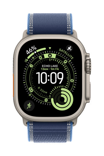 Apple MG9R4ZM/A smart wearable accessory Band Blue Titanium, Polyester, Spandex, Nylon