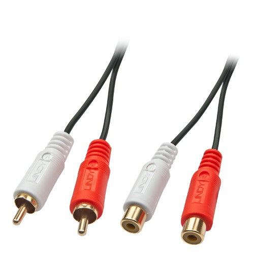 Lindy 5m Premium Phono To Phono Extension Cable