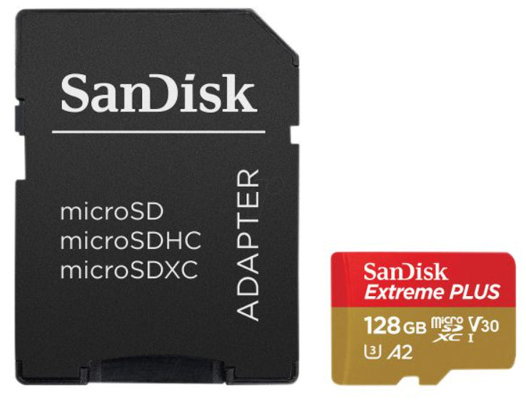 SanDisk Extreme PLUS 128 GB MicroSDXC Class 10  - Data Storage - Sandisk