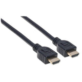 Manhattan HDMI 4K@60Hz Cable with Ethernet - CL3 rated, 1m, Suitable for In-Wall use, For ALL 4K & 1080p/HD uses - when upgrading now or have it ready for when you need it, Male to Male, Black, Ultra HD 4k x 2k, Lifetime Warranty, Premium High Speed