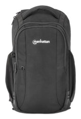 Manhattan Amsterdam Sling Backpack 13.3", Anti Theft, Black, Top Load Backpack, Carrier with Single Shoulder Strap for Notebooks and Tablets up to 13.3", Premium Padding, Front and Multiple Interior Pockets, Water-Resistant, Three Year Warranty