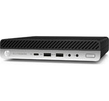 T1A HP EliteDesk 800 G4 Refurbished Intel® Core™ i5 i5-8500T 8 GB DDR4-SDRAM 256 GB SSD Windows 11 Pro Mini PC Black, Silver