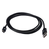 V7 Black USB Cable USB 2.0 A Male to USB-C Male 2m 6.6ft