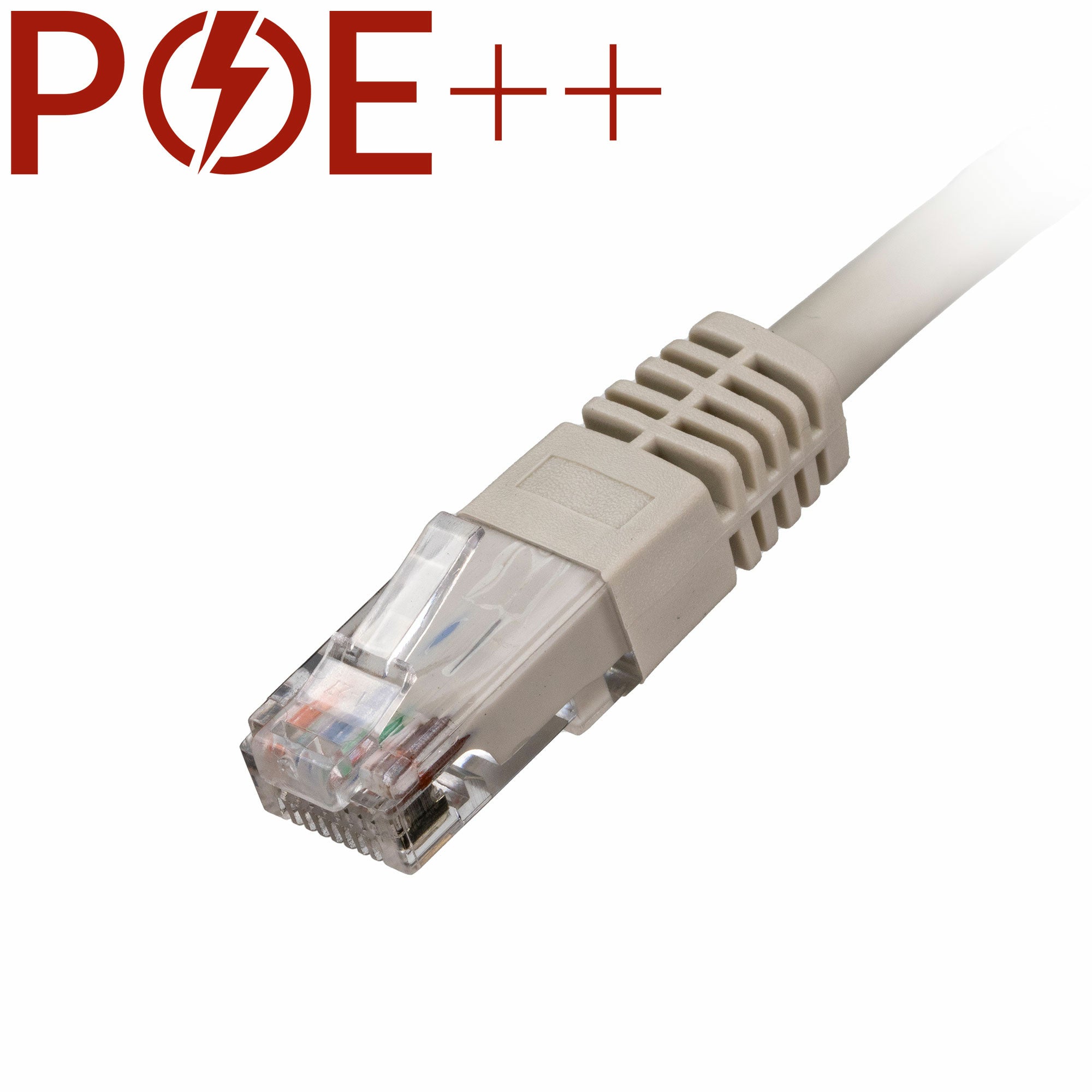 Cablenet 0.5m Cat6 RJ45 Grey U/UTP PVC 24AWG Flush Moulded Booted Patch Lead  - Computer Cables - Cablenet