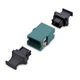 StarTech.com MPOSMAPCAQCOUPLER fibre optic adapter MPO/MTP 1 pc(s) Aqua colour, Black