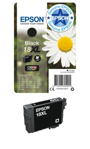 Epson C13T18064012/18 Ink cartridge multi pack Bk,C,M,Y 175pg + 3x180pg, 1x 5ml + 3x 3ml Pack=4 for Epson XP 30