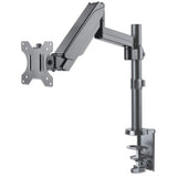 Manhattan Desk Mount for TV & Monitors (Full Motion Gas Spring), For screens 13" to 27", Clamp or Grommet Assembly, VESA compatibility: 75x75mm and 100x100mm - check the dimensions of the four mounting holes on back of screen to ensure it fits, Max 8kg, B