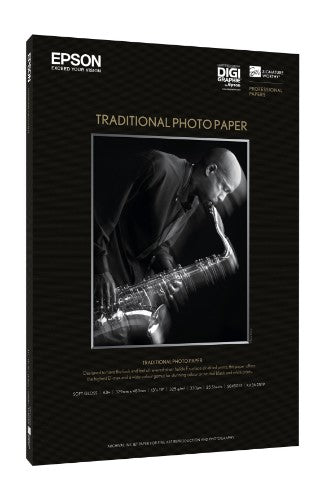 Epson Traditional Photo Paper, DIN A4, 325g/m², 25 Sheets