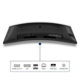 Philips 3000 series 34B2U3600C/00 computer monitor 86.4 cm (34") 3440 x 1440 pixels Wide Quad HD LCD Black