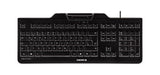 CHERRY KC 1000 SC keyboard USB QWERTZ Swiss Black