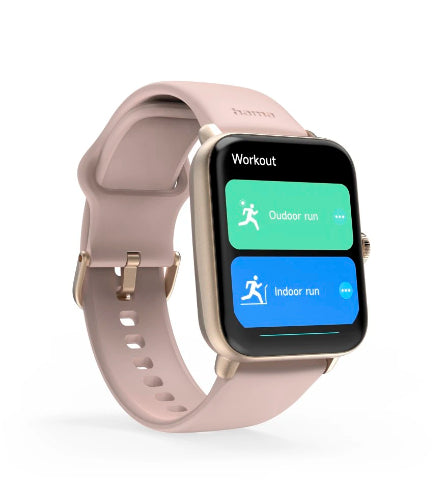 Hama 6010 4.19 cm (1.65") TFT 44 mm Digital Touchscreen Rose, Rose gold GPS (satellite)