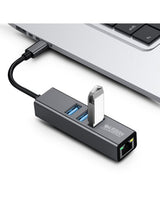 Urban Factory HUBEE: HUB USB-C 1RJ45 ET 3 USB-A 3.0