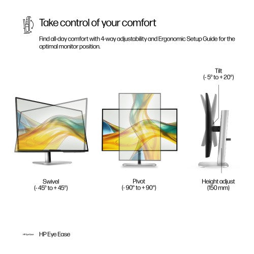 HP Series 5 Pro 27 inch QHD No Stand Monitor - 527pq