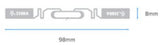 Zebra ZIPRD3017409 printer label White