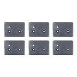 APC NetShelter Cable Management, Vertical Cable Manager, Containment Brackets, for NetShelter SX, SV, and VX Racks, 80 x 112 x 45 mm