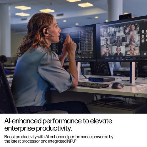 HP EliteDesk 8 Mini G1i AI Intel Core Ultra 7 265T 16 GB DDR5-SDRAM 512 GB SSD Windows 11 Pro Mini PC AI PC Black