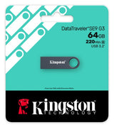 Kingston Technology DataTraveler 64GB SE9 G3 - Dark Nickel