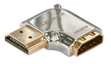 Lindy CROMO HDMI Male to HDMI Female 90 Degree Right Angle Adapter - Right