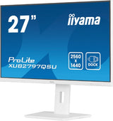 iiyama ProLite XUB2797QSU-W2 computer monitor 68.6 cm (27") 2560 x 1440 pixels Quad HD LED White
