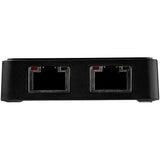 StarTech.com USB 3.0 to Dual Port Gigabit Ethernet Adapter NIC w/ USB Port