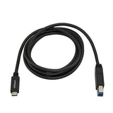 StarTech.com USB-C to USB-B Cable - M/M - 2 m (6 ft.) - USB 3.0