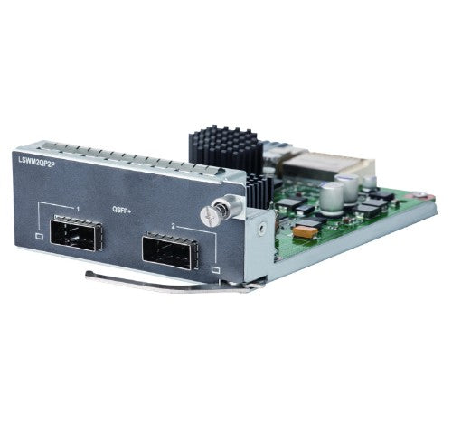 HPE FlexNetwork 5510 2-port QSFP+ network switch module 40 Gigabit Ethernet
